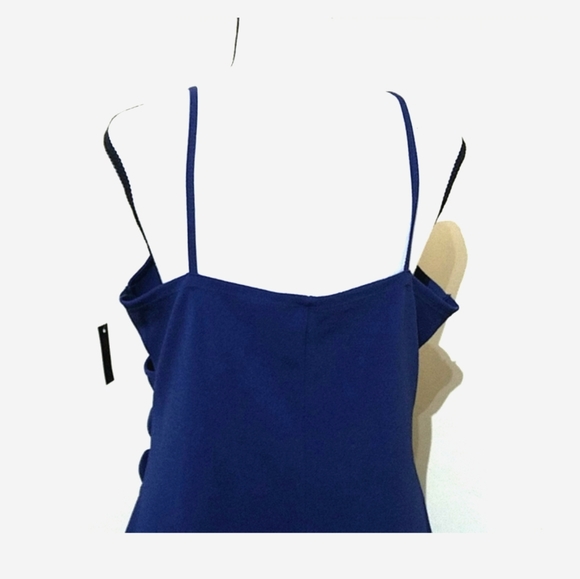 NWT No Boundaries Navy Blue Wrap Dress Size L - Picture 7 of 11